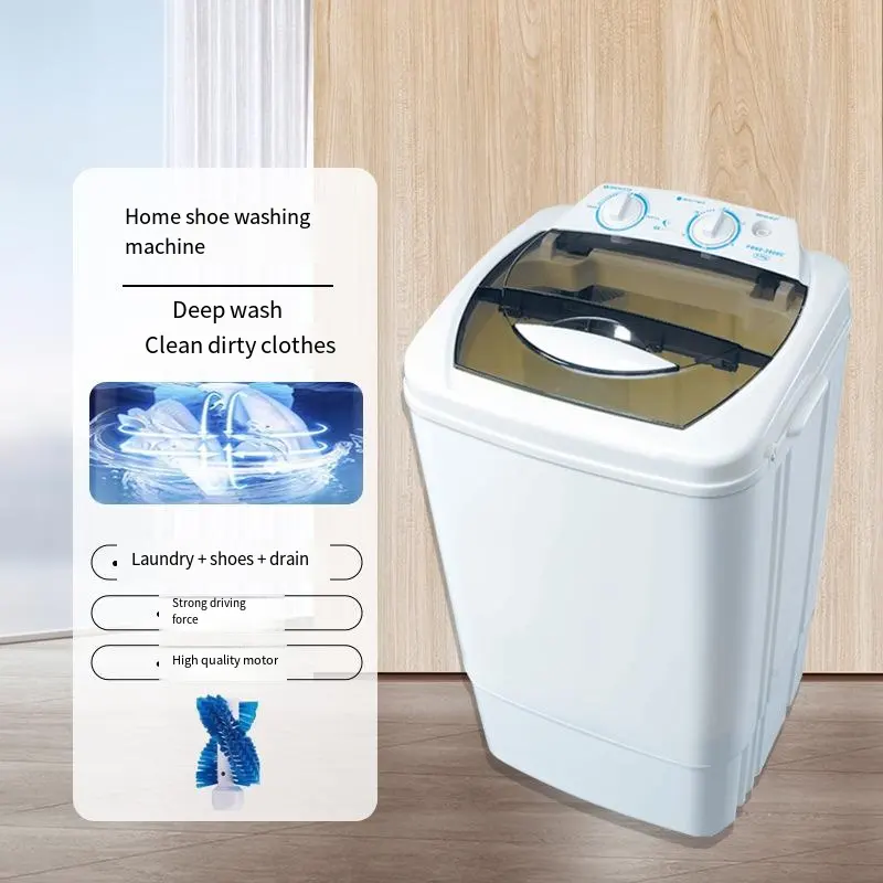 Vente en gros de machine à laver semi-automatique à barillet unique haute efficacité machine à laver DM-WM106 mini prix