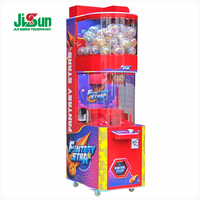 Grande machine distributrice de capsules à monnayeur, thème Espace Fantaisie, avec roues, pour centre commercial