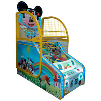 Jeu d'arcade de tir au basket de rue pour enfants, grande taille, intérieur/extérieur, en plastique, électronique, à monnayeur, personnalisable 1