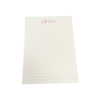Bloc-notes A6 en papier offset épais de haute qualité, avec logo d'entreprise personnalisé, à feuilles détachables, pour liste de choses à faire