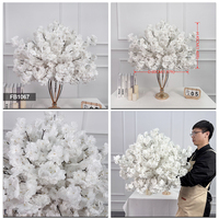 DKB Boule de fleurs artificielles en soie violet poudré moderne de 50 cm avec amarante verte suspendue pour la décoration de cérémonies de mariage et d'événements