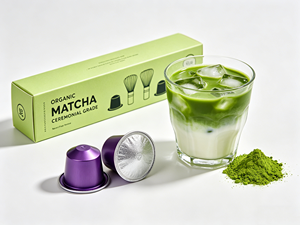 Cápsulas de Matcha Premium Compatibles con Cafeteras Nespresso, Cápsulas de Té Verde Veganas y Sin OMG - Product Image 4