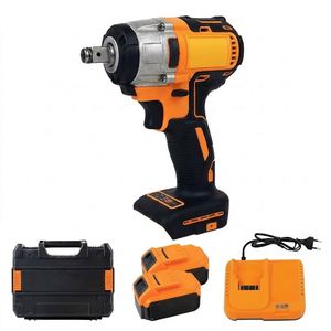 880 High-Power Brushless Electric Impact Wrench 21V Lithium <b>Battery</b> Rechargeable Industrial Grade - Product Image 1