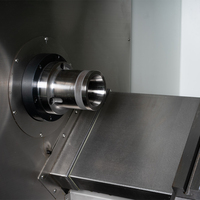 Fresadora CNC Hidráulica, Máquina de Torreta de Control Numérico, Torno con Alimentador Automático, Mini Torno para Mecanizado de Metales