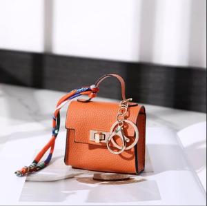 New Arrival PU Leather Coin <b>Purse</b> New Bag Pendant Lipstick Bags Earphone Car Key Bag Mini Coin Holder Wallet Leather Keychain - Product Image 1