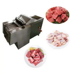 EXW prix cubes frais machine de découpe de viande équipement de coupe de poitrine de poulet