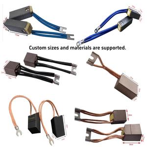 Balais <span class=keywords><strong>de</strong></span> charbon <span class=keywords><strong>MORGAN</strong></span> NCC634 MERSEN LFC554 pour moteurs et générateurs à courant continu à mise à la terre, personnalisables en matériaux et en dimensions. - Product Image 4