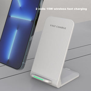 Station de charge rapide <span class=keywords><strong>sans</strong></span> <span class=keywords><strong>fil</strong></span> pliable 15W bon marché avec <span class=keywords><strong>chargeur</strong></span> <span class=keywords><strong>sans</strong></span> <span class=keywords><strong>fil</strong></span> 2 bobines pour <span class=keywords><strong>iphone</strong></span> 15 - Product Image 6