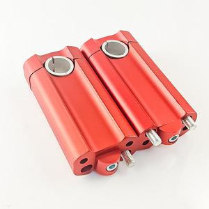 Elevador de Manillar de Aleación de Aluminio Qiangye de 28 mm, Rojo, para Motocicletas y Vehículos Todoterreno - Product Image 1
