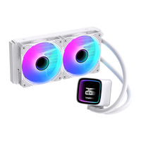 Refroidisseur liquide pour processeur PC AIO, tête de pompe avec affichage de la température, radiateur 240 mm, vente directe d'usine 2026, pour le jeu