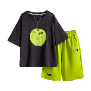 BCA Boys Casual Top Set Color sólido Tank Top Thin Simple Camisetas <span class=keywords><strong>Pijama</strong></span> infantil Trajes festivos Ropa de recién nacido Patrón impreso - Product Image 1