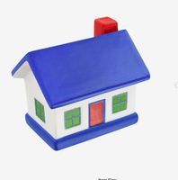 Jouets anti-stress personnalisés pour la maison, balles à presser promotionnelles avec logo imprimé, cadeaux en gros pour l'immobilier