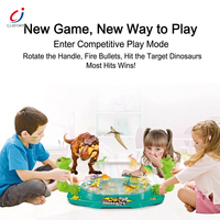 Jouets éducatifs Chengji pour enfants de 5 ans, jeu de combat de dinosaures interactif pour 2 joueurs, jeu de flipper de table
