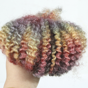 Capelli grezzi non trasformati sorella <span class=keywords><strong>Loc</strong></span> con estremità ricci estensione 100% capelli umani struttura naturale Remy Extension brasiliani capelli umani - Product Image 6