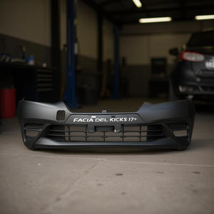 Poutre de renforcement de pare-chocs avant For Kicks P0855 2017+ à visser, pièce de rechange avec découpes pour feux de brouillard, neuve - Product Image 2