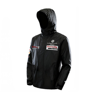 Ensemble de pluie personnalisable imperméable et épaissi pour <span class=keywords><strong>homme</strong></span>, idéal pour la moto ou le cyclisme, avec veste et pantalon intégrés pour fortes intempéries - Product Image 5