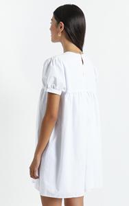 KY Wholesale Soft Cotton Above Knee Mumi <strong>White</strong> Blank Pregnant Round Neck Short Sleeves <strong>Maternity</strong> <strong>Dress</strong> - Product Image 5