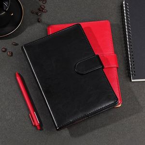 Carnet en cuir PU A5 personnalisé avec logo de marque, pages épaisses, journal imprimé, promotionnel, pour l'école, le bureau, personnel, couverture rigide non datée - Product Image 3