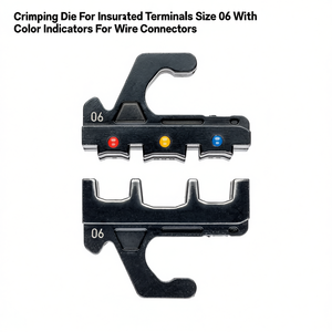 Crimping Die For Insulated Terminals Size 06 With Color <b>Indicators</b> For Wire Connectors - Product Image 2