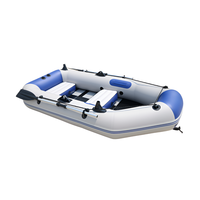 Bateau de pêche gonflable en PVC robuste et durable avec design pliable, capacité de 3 à 7 personnes, couleur personnalisée pour la pêche en lac et en rivière
