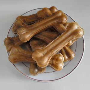 Deliciosos Bocadillos para Perros, Juguete Masticable Saludable para Mascotas, Hueso para Limpiar los Dientes, Hueso Prensado <span class=keywords><strong>de</strong></span> Piel <span class=keywords><strong>de</strong></span> Vaca, Bocadillos para Perros - Product Image 4