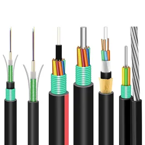 Kabel serat optik luar ruangan kabel serat optik ASU80 GYTA GYTS ADSS kecepatan tinggi