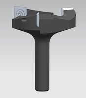 Miaorui 12*59 * 71L détachable t-tenon Cutter rainurage fraise Insert-Style Spoilboard bois dalle aplatissement routeur Bit