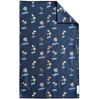 Serviettes de cuisine en microfibre gaufrée recyclée de qualité supérieure, absorbantes, compressées, antimicrobiennes et écologiques