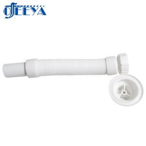 SAM-UK شبكات انابيب التصريف خطوطية قابلة للتعديل، حوض غسيل بلاستيكي من كلوريد البولي فينيل المثقّل بقطر كبير ومرن - Product Image 6