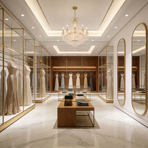 Étagère de présentation de vêtements personnalisée, étagère de suspension de vêtements, étagère de présentation de vêtements commerciale pour magasin - Product Image 3