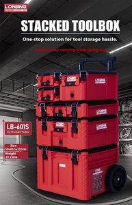 6 Layer Stackable Rolling <b>Tool</b> Box Multifunction Industrial Hardware Trolley <b>Case</b> Portable <b>Tool</b> Storage Organizer - Product Image 4