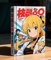 Bandes dessinées japonaises personnalisées imprimées en couleur anime livre imprimé parfait relié manga impression de livre pour adulte