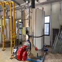 Chaudière industrielle à eau chaude verticale de petite taille, alimentée au propane, hydrogène, biogaz, diesel, fioul, gaz naturel, GPL, fabriquée en Chine
