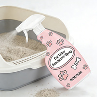 Désodorisant pour litière pour chat en gros, éliminateur d'odeurs pour animaux de compagnie, désodorisant pour litière pour chat de haute qualité avec des huiles essentielles pour l'air