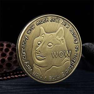 Doge Meme Wow to The Moon, Doge Meme Wow to The Moon مع حافظة واقية للعملات المعدنية هدايا لهواة جمع الكلاب ، العملة المشفرة - Product Image 3