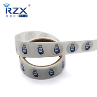 Étiquette NFC personnalisable 13,56 MHz NTAG213 RFID, étiquette imprimée en couleur pour le partage de liens NFC
