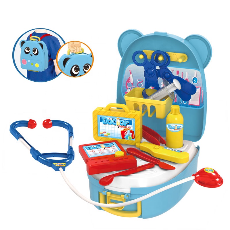 EPT игрушки Amazon, быстрая распродажа, Экологичный Портативный докторский рюкзак, медицинский игровой набор, ролевые инструменты, детский докторский набор, ролевые игры