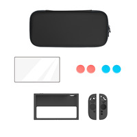 Pour Nintendo Switch 2 EVA coque rigide étui de transport NS2 8 + 1 Kit de protection contrôleur Silicone couverture pouce poignées Kit