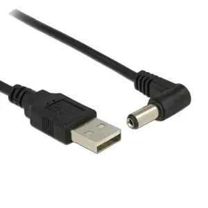 USB DC 5 v חבית שקע כוח כבל DC גודל 5.5x2.1mm עבור מאוורר Led אור אלחוטי נתב רמקולים ועוד מכשיר