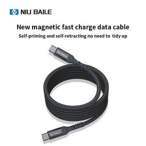 Câble <span class=keywords><strong>de</strong></span> charge rapide Type-C NIUBAILE 65W USB 3.0 Connecteurs <span class=keywords><strong>iPhone</strong></span> Gaine en nylon Cœur en cuivre étamé Longueur 0,9 m pour téléphones mobiles - Product Image 6