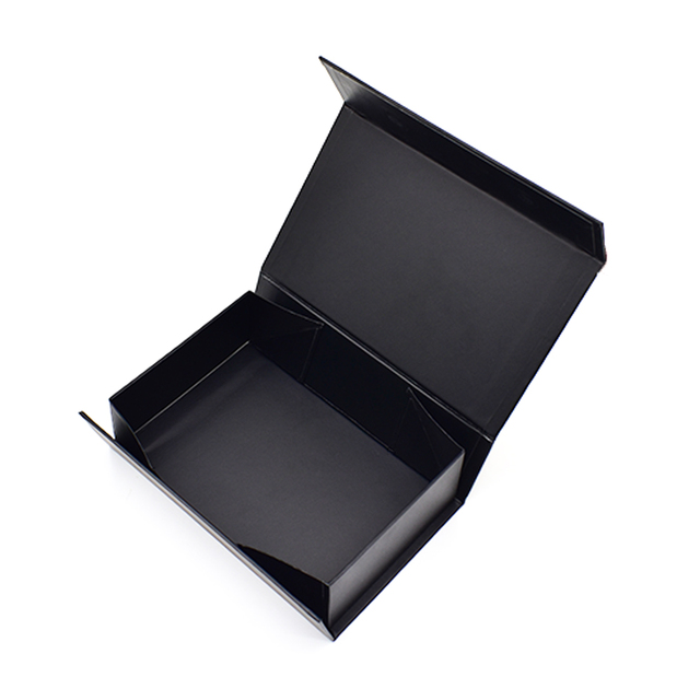 Custom Printed Luxury Black Magnetic Gift Box Packaging Wholesale Gift Boxes with Magnetic Lid