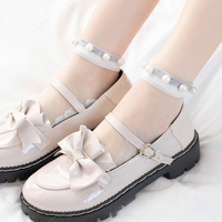 Chaussettes fines en cristal transparent pour filles Chaussettes mignonnes mode d'été respirantes à la cheville Chaussettes en maille de dentelle Chaussettes transparentes pour femmes