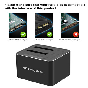 USB 3.0 kép bay sata ổ cứng Docking Station 2.5/3.5 inch HDD SSD nhôm trường hợp dock <span class=keywords><strong>duplicator</strong></span>/Offline Clone chức năng - Product Image 4
