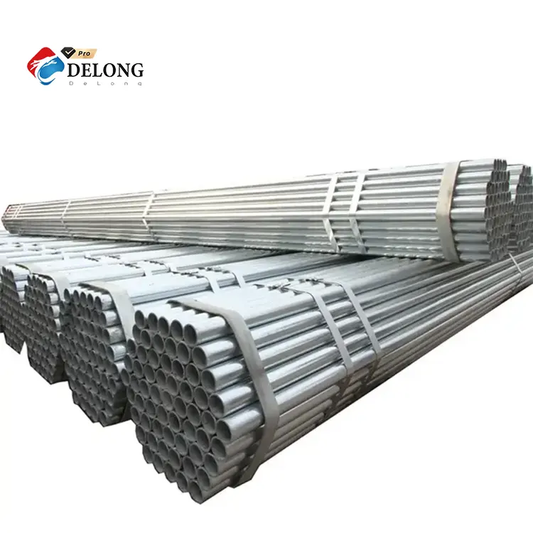 Tubo de acero galvanizado por inmersión en caliente Q195 Q235 Q345, tubo Gi cuadrado Rectangular de sección hueca, ASTM A53