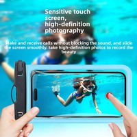 Pochette de téléphone en PVC étanche, pochette de téléphone portable pour le cou, sac de sport, étui de téléphone unisexe