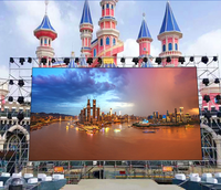 YUYI LED P3.91 500x500 500x1000mm HD événements géants extérieurs LED location de mur vidéo Led affichage P3.91 fond de scène écran Led