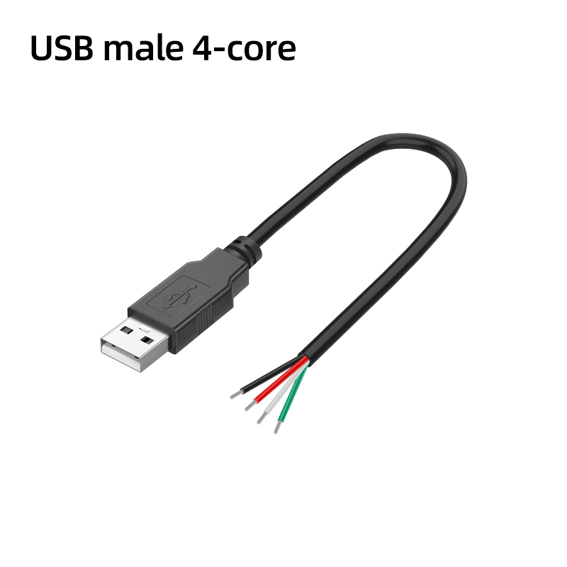 USB mâle noir 4 broches