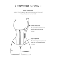 Fajas Colombianas Moldeadoras contrôle du ventre corps Shaper gaines post resserrement abdominal fesse levage femmes body