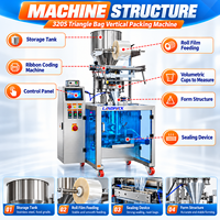 Machine d'emballage automatique VFFS pour petits grains, noix, arachides, pop-corn, snacks, chocolats et chips