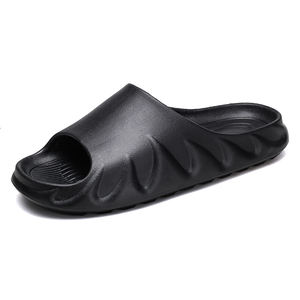 Mejor Venta de diseño LOGO clásico confort chanclas <span class=keywords><strong>hombre</strong></span> mullido casa dormitorio hogar interior baño toboganes zapatillas - Product Image 1